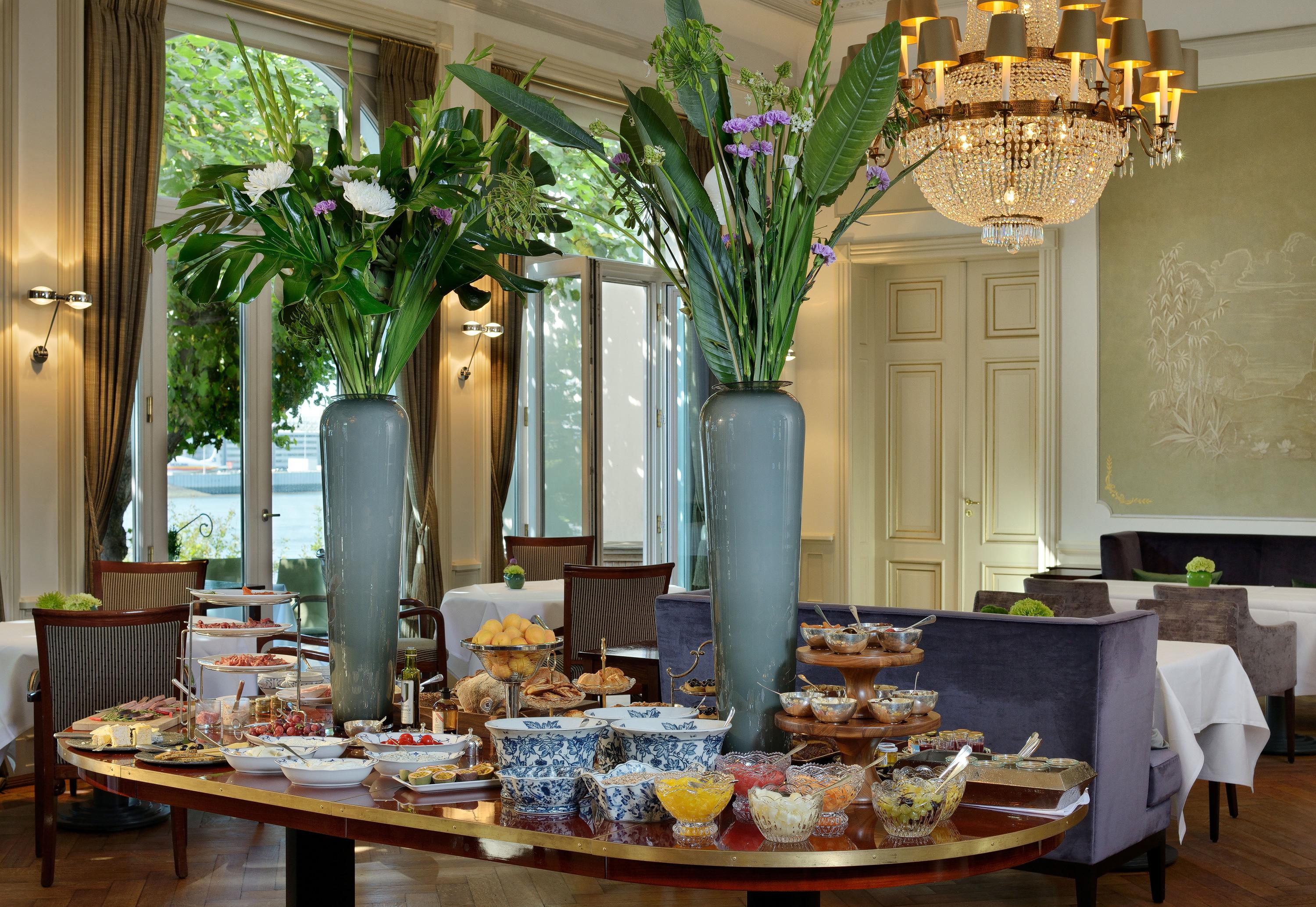 Hotel Louis C. Jacob Hamburg Bagian luar foto The restaurant